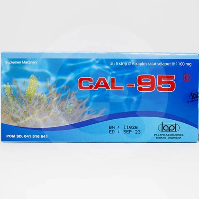 CAL-95 / KALSIUM IBU HAMIL / PENINGGI BADAN / KALSIUM CORAL / VITAMIN TULANG