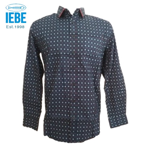 

IEBE Kemeja Pria Lengan Panjang Kasual A3AH8004