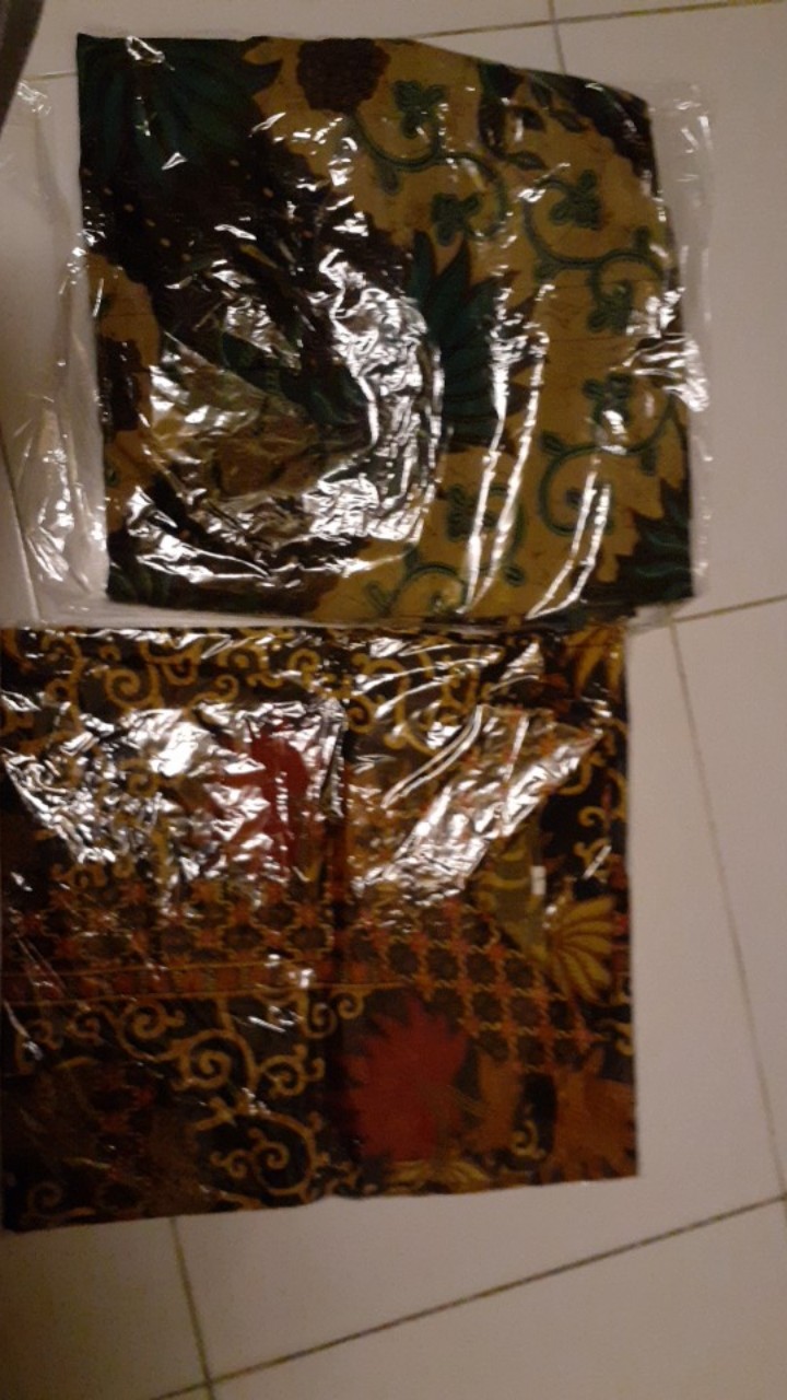 Bswart Batik Hrb026 Kenongo Hem Pendek Padi Pekalongan M L Xl Batik Pria Murah Modern Grosir