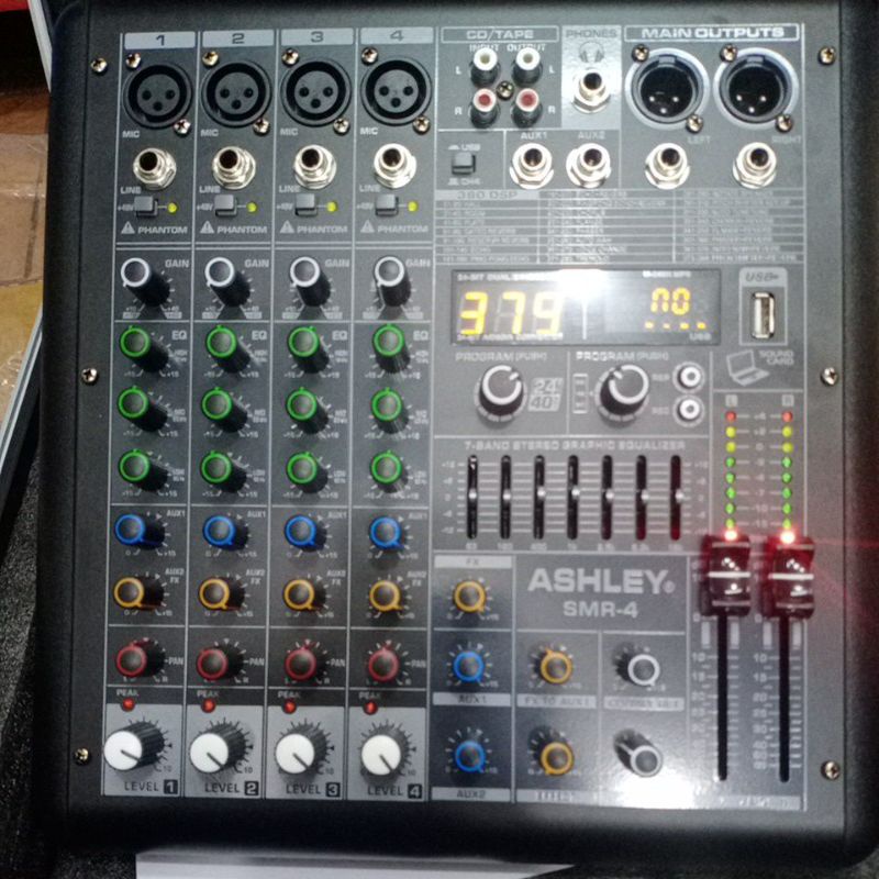 Mixer Audio ASHLEY SMR4  SMR 4  SMR-4 4ChannelORIGINAL BEST SELLER FREE KOPER
