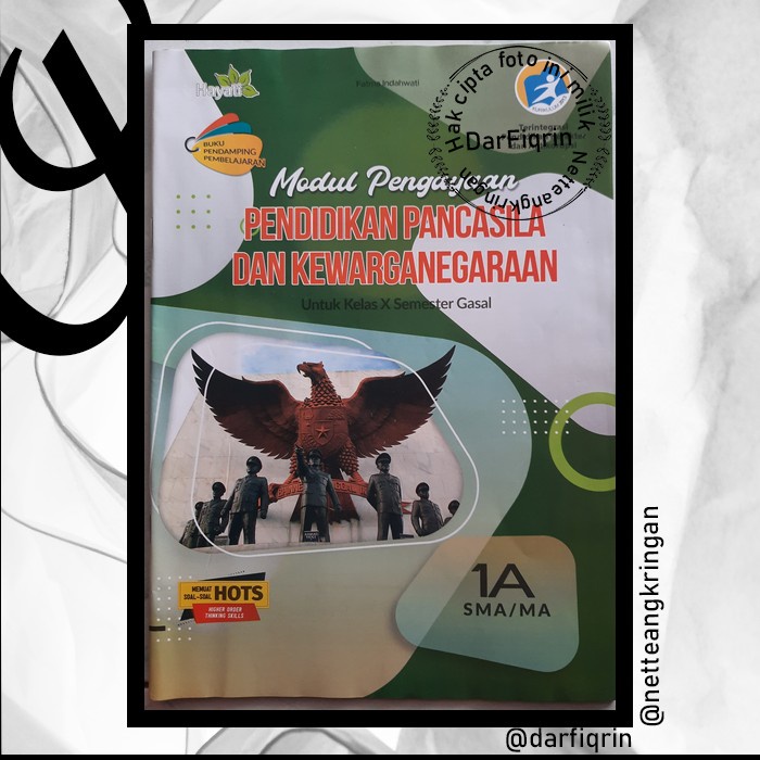 LKS PPKn Kelas 10 11 Semester 1 SMA/MA K13 Rev 2018 HOTS-Hayati-Fatma