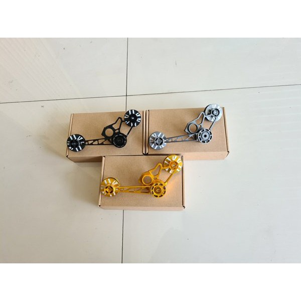 ORIGINAL .. Tensioner Rd 2 - 6 Speed Merk Smith . Chain Rantai Rear derailleur Pusher Brompton pikes