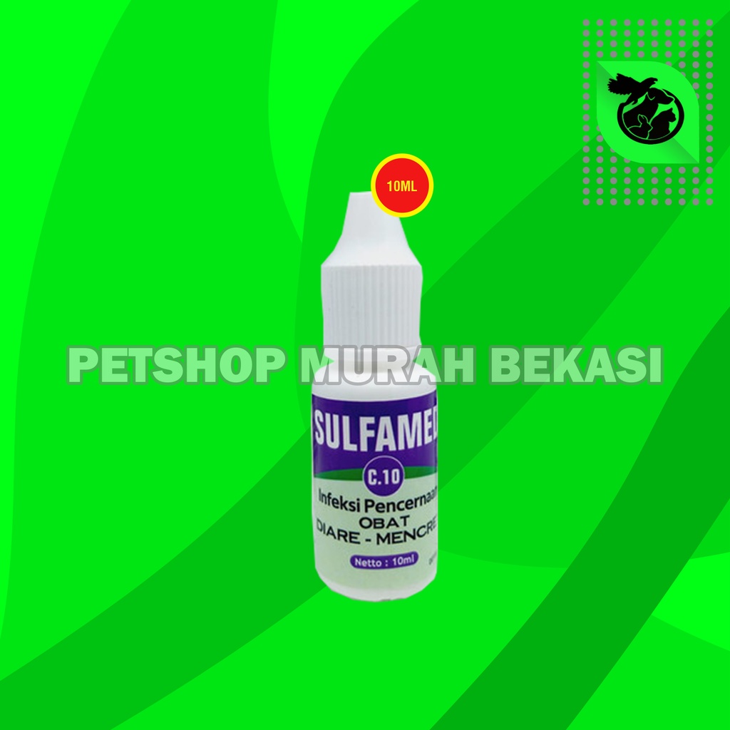 Sulfamed Obat Diare Mencret Kucing Anjing 10ML