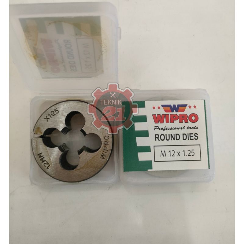 MATA SENAI M12x1.25 MATA SNEI M12x1.25 WIPRO DRAT LUAR SNEI AND DIES BAUT 17 MM