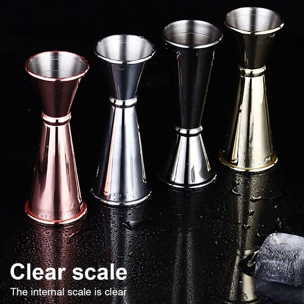 Lanfy Bar Jigger Stainless Steel Indah Jigger Pesta Club Alat Cocktail Ganda