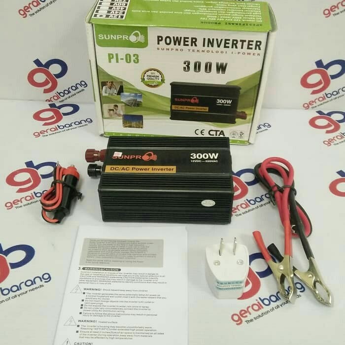 Power inverter Inverter Power 300 Watt Sunpro