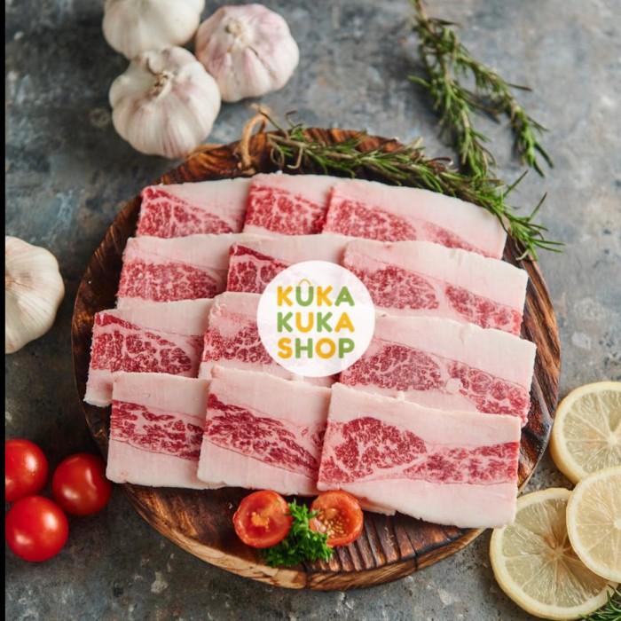 

Steak | Us Prime Wagyu Karubi Marbling 8-9 Yakiniku Cut! -250Gr