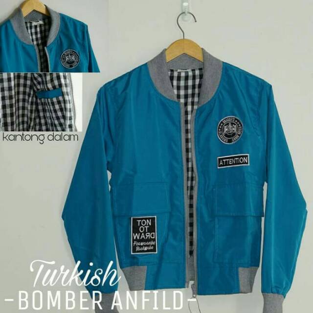 Cuci Gudang Jaket cewek Bomber Anfild Original cewek
