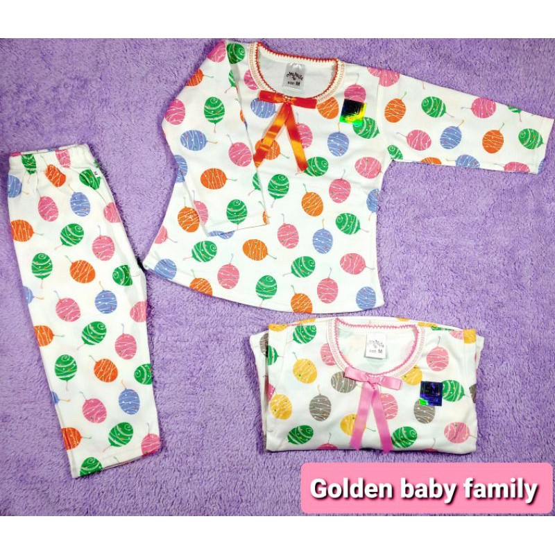 piyama chery house/ girls size M-L   2-4