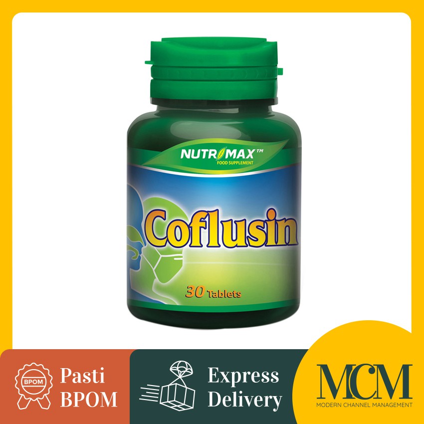 Nutrimax Coflusin - 30 Tablet - Obat Batuk Kering dan Berdahak
