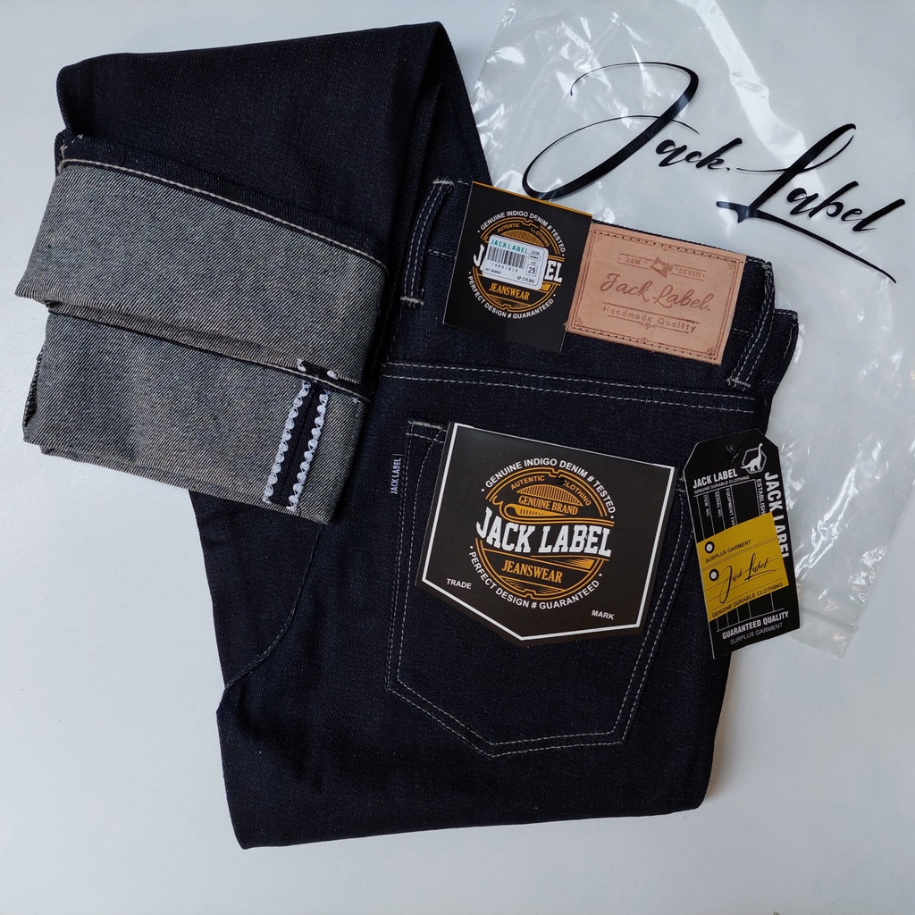 DENIM SELVEDGE | CELANA SELVEDGE 14OZ JACK LABEL JEANS PANJANG PRIA KEREN RETRO TERBARU