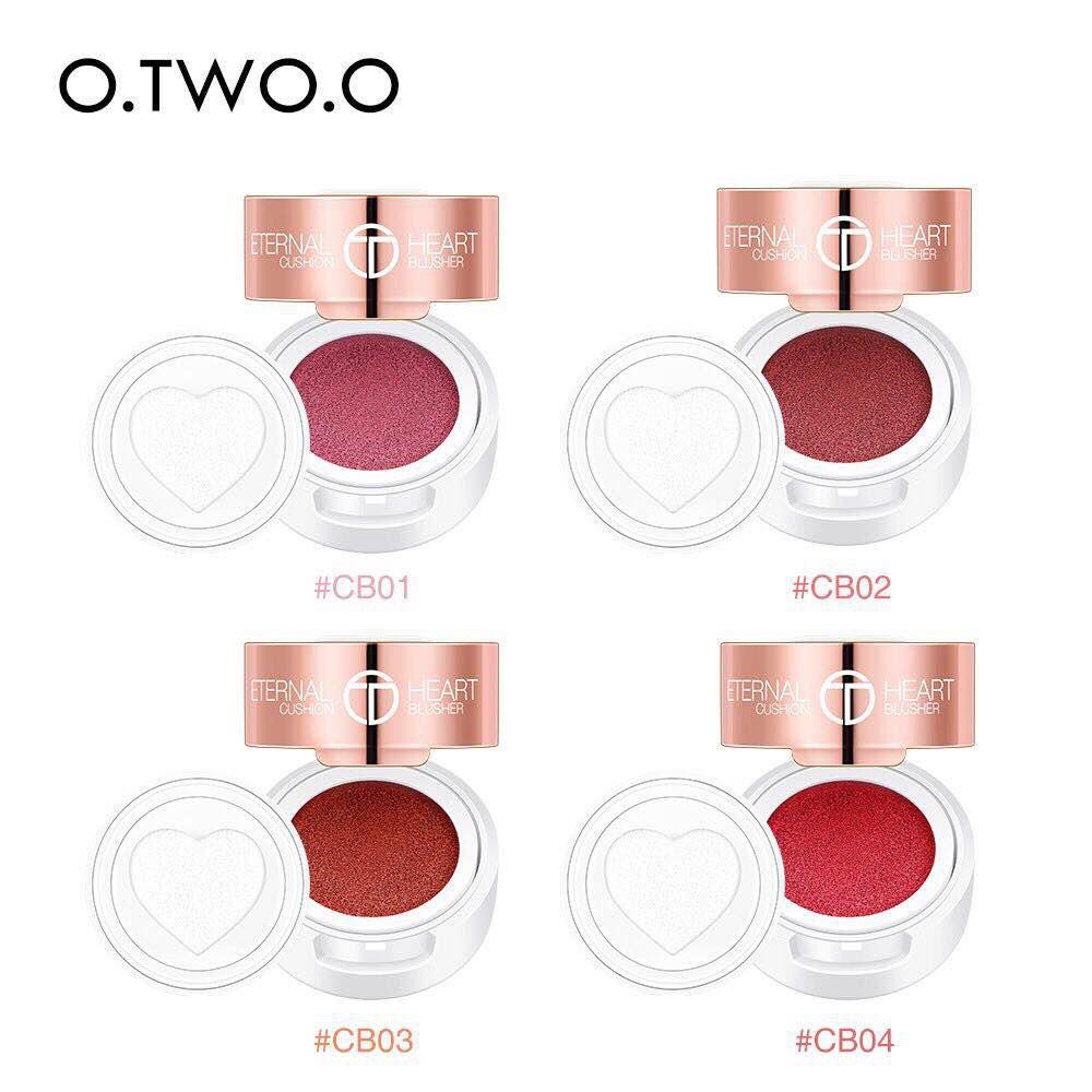 O.TWO.O Official Air Cushion Blusher Makeup Love Heart Shaped Blus