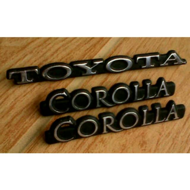 Emblem corolla ke30