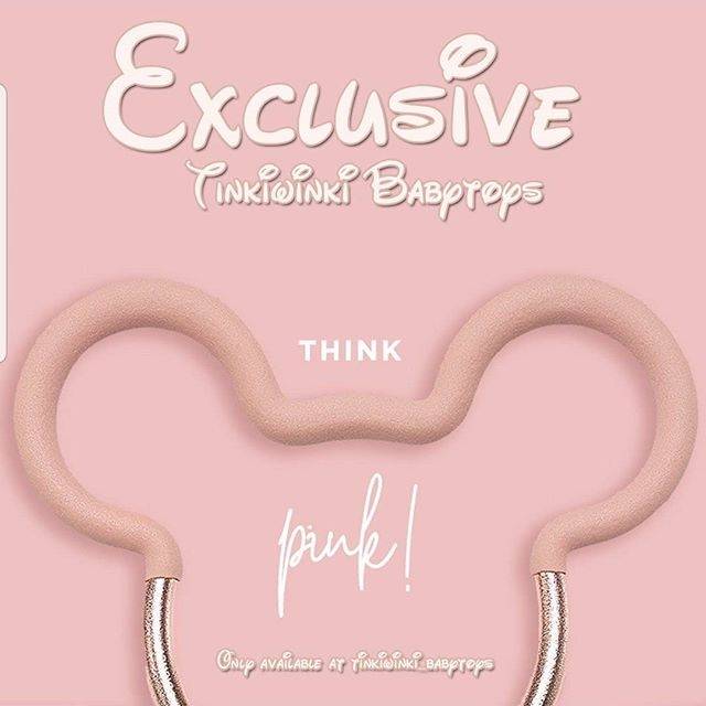 PETUNIA PICKLE Bottom MICKEY MOUSE STROLLER Hook ROSEGOLD PINK