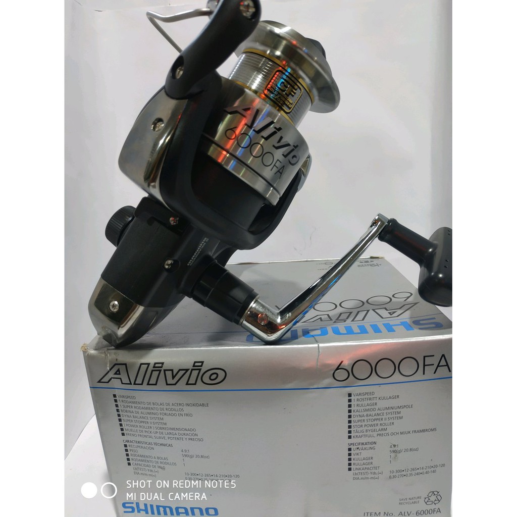 Reel Shimano Alivio 6000FA 6000 FA