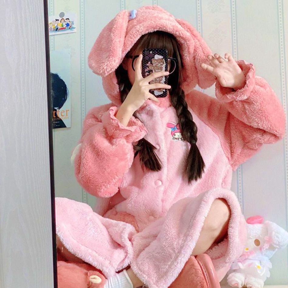 MELODY DASTER ONESIE BAJU TIDUR KOSTUM KIGURUMI PIYAMA