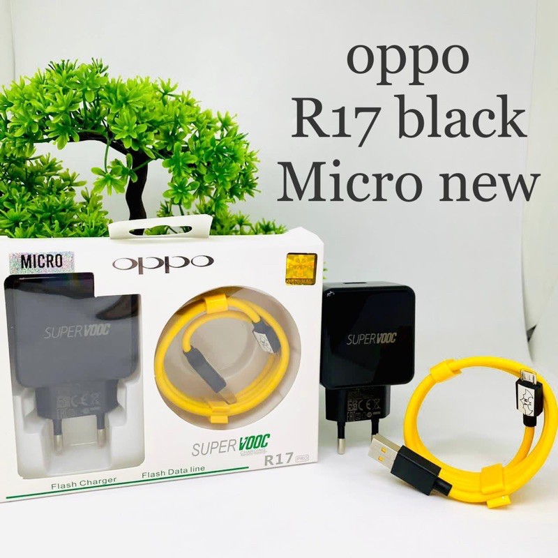 PROMO CHARGER OPPO R17 PRO BLACK MICRO ORI EDISI MODERN STYLE FOR ALL SMARTPHONE