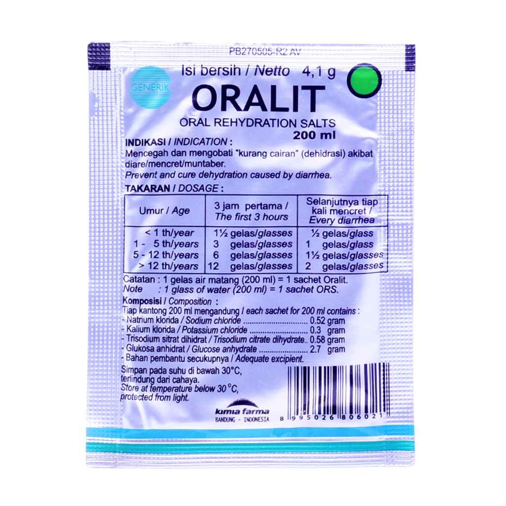 ORALIT Obat Kucing Diare  Mencret Kitten Anak Lemas Sachet Ampuh Untuk Perawatan Hewan Sakit