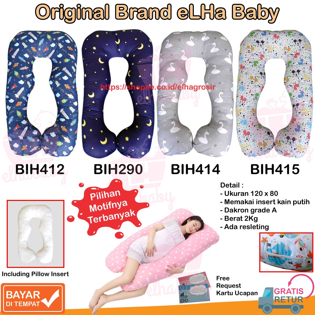 PROMO Maternity Pillow Murah Kebutuhan Ibu Hamil Bantal Hamil Karakter Bantal Ibu Hamil Lucu