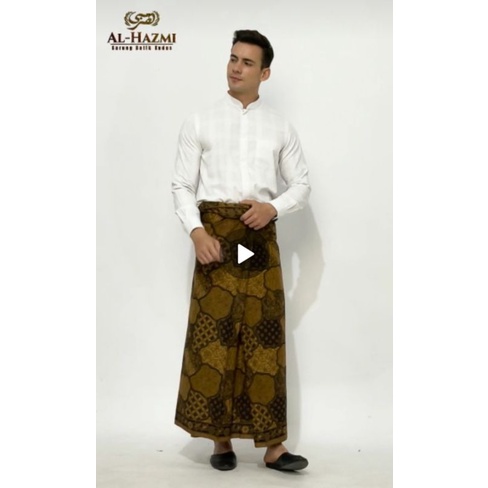 Sarung Batik Padas / Sarung Batik Alhazmi / Sarung unik katun adem / Sarung pria dewasa / Sarung NU 