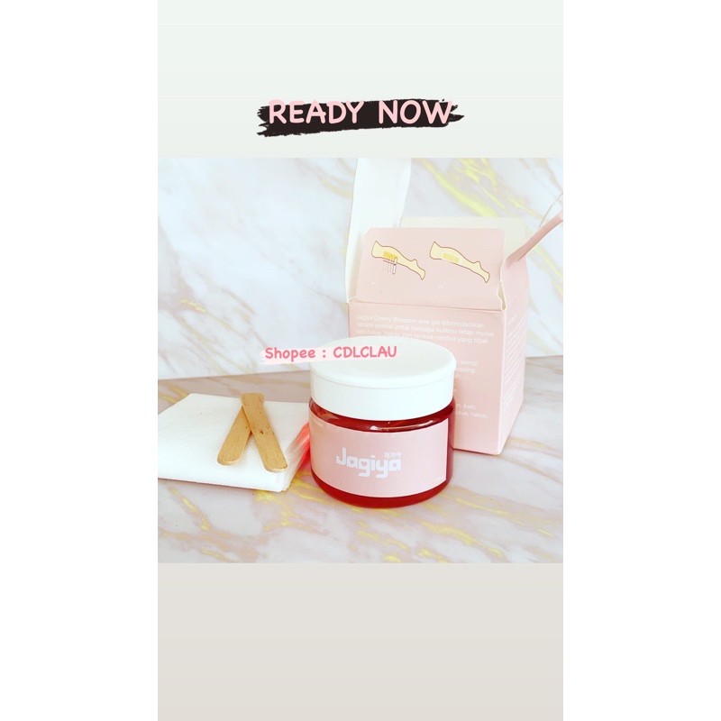 Jagiya Sakura Cherry Blossom Waxing Kit / Perontok Bulu / Penghilang Bulu / Natural Sugar Wax