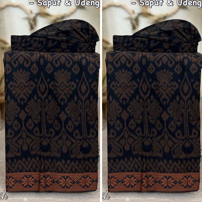 Promo Pakaian Adat Bali Pria Set Saput Udeng Topi Khas Bali