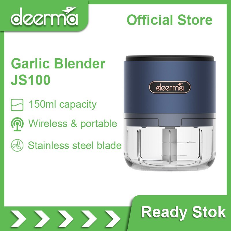 Deerma JS100 Garlic Chopper Mini Penggiling Daging Sayuran Elektronik