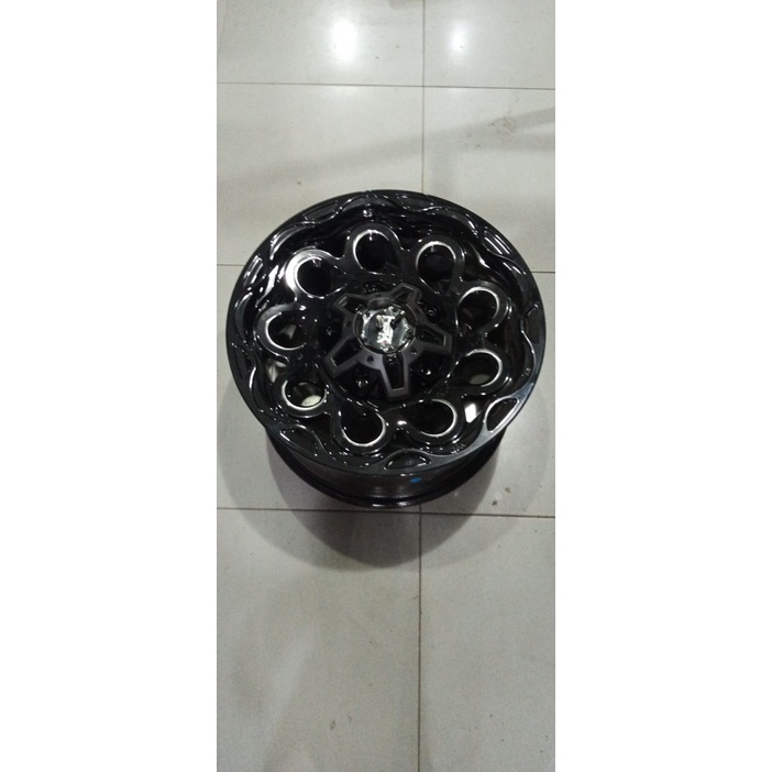 VELG OFFROAD RING 16 PAJERO TRITON FORTUNER RANGER HILINE HIACE PCD BAUT 6 139 HSR WHEEL