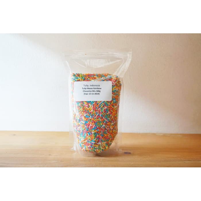 

Tulip Meses Rainbow Chocorice Mix 500g | Meisis Pelangi (Repack)