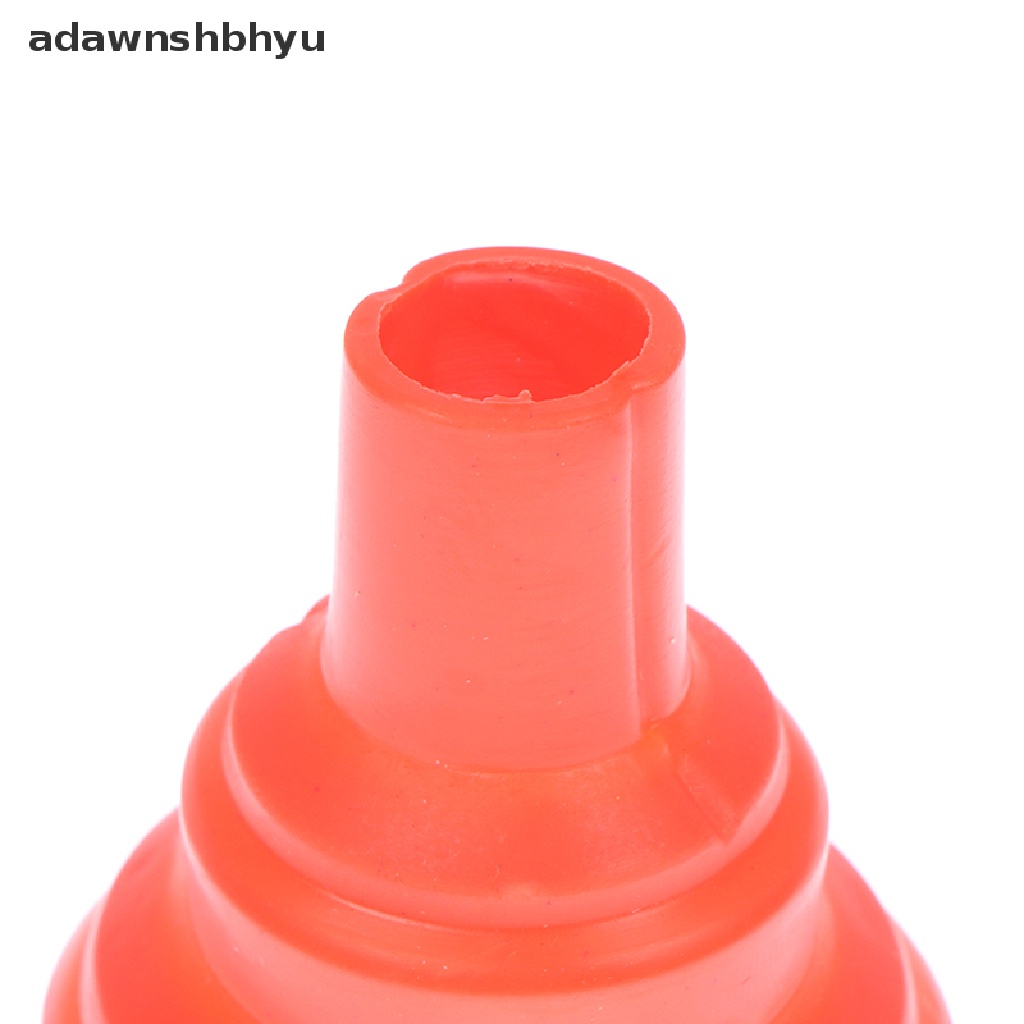 [adawnshbhyu] Collapsible Silicone Funnel Alat Transfer Isi Bensin Mobil Truk Motor.