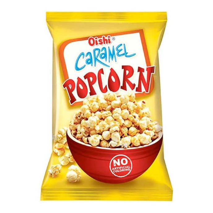 

Terlaris Oishi Caramel Popcorn/ Camilan Snack Jagung Pop Corn Karamel 100 Gram