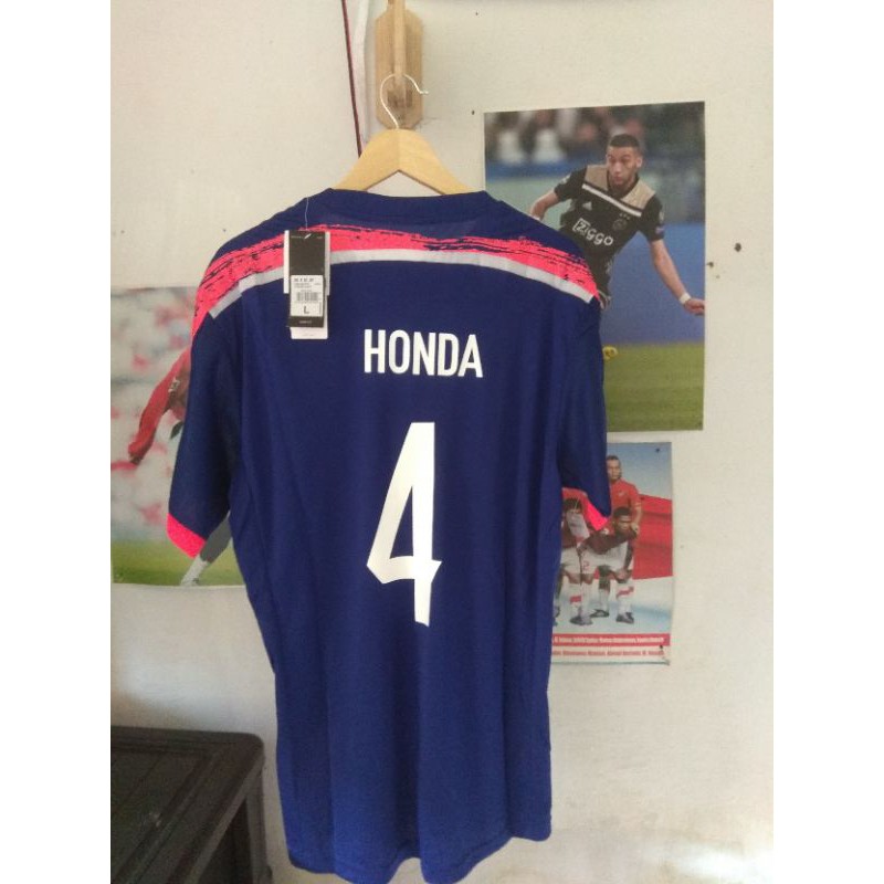 JERSEY TIMNAS JEPANG PIALA DUNIA 2014 NAMESET HONDA