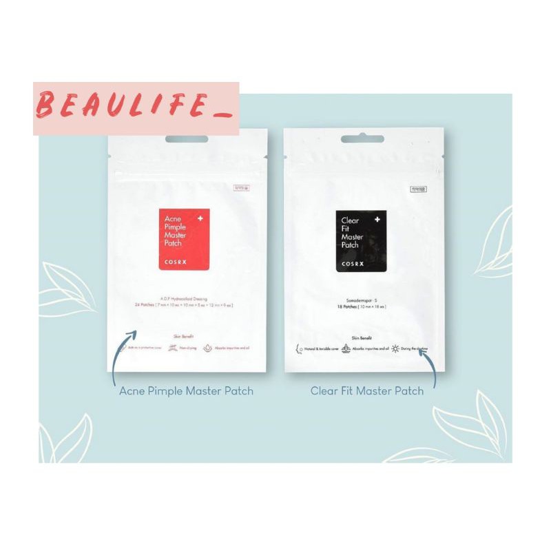 COSRX Acne Pimple Patch & Cosrx Clear Fit Master Patch