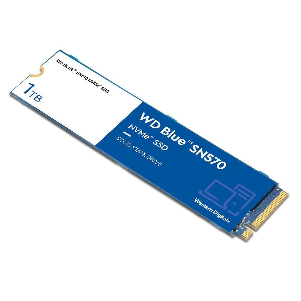 WD SSD BLUE WDS100T3B0C 1 TB M.2 NVME SN570 Pcie Gen3