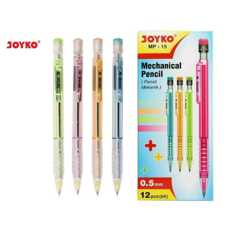 

Pensil Mekanik Joyko Mp-15 ( 1pak/12pcs )