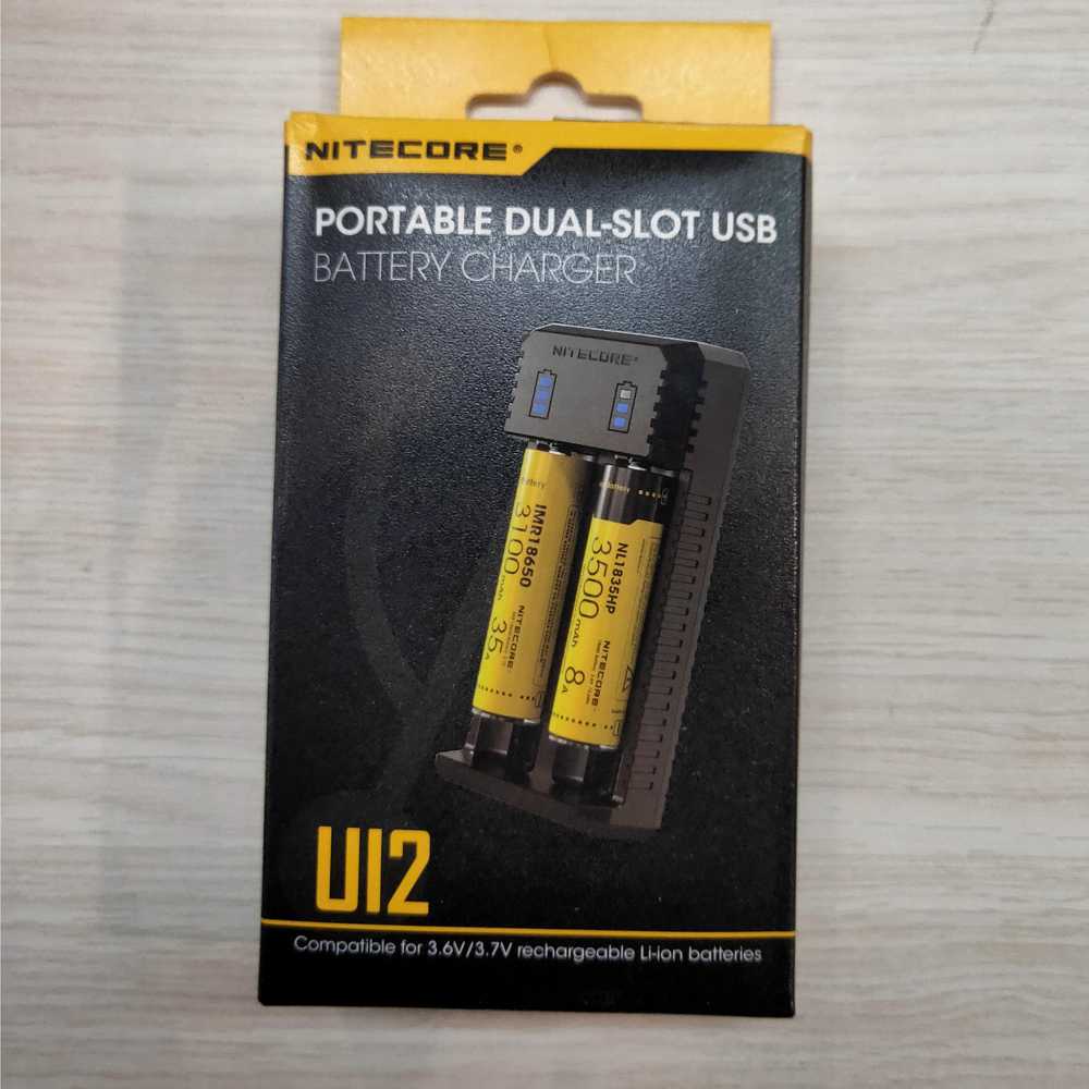 NITECORE Charger Baterai Universal 2 Slot for Li-ion &amp; NiMH - UI2