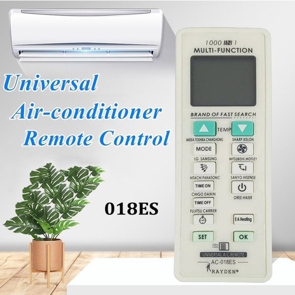 Remote Remot AC Universal Split Plasma ALL Merk Multi Fungsi 1000 In 1