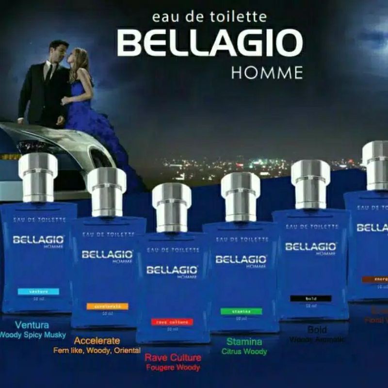 PROMOO PARFUM BELLAGIO EDT 50 ML ~ ORIGINAL 100%