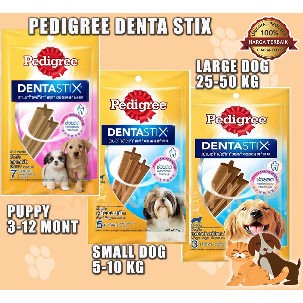 PEDIGREE DENTA STIX | SNACK ANJING | DOG FOOD