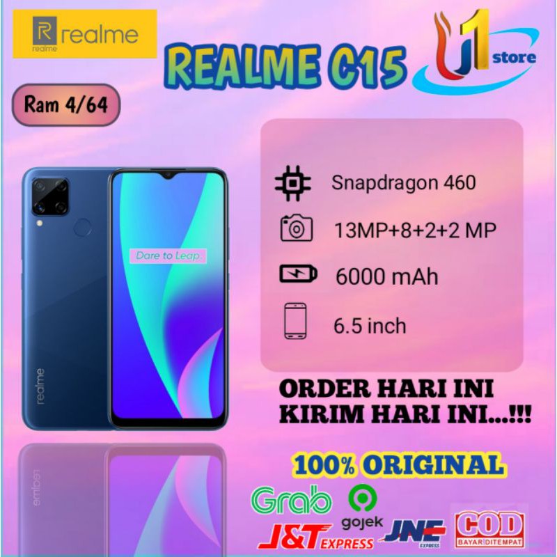 realme C15 ram 4 internal 64