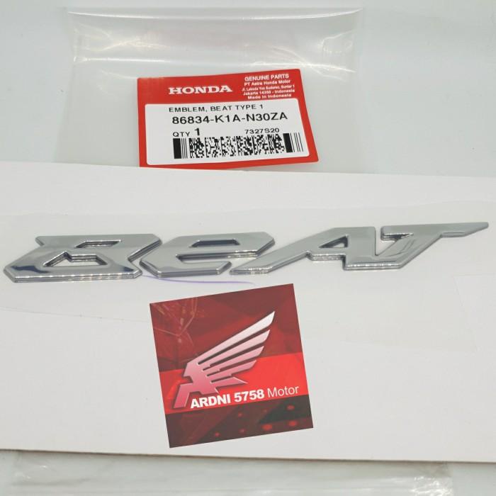 Emblem BEAT Sticker Stiker 3D Logo Tulisan Timbul Beat Ori Honda