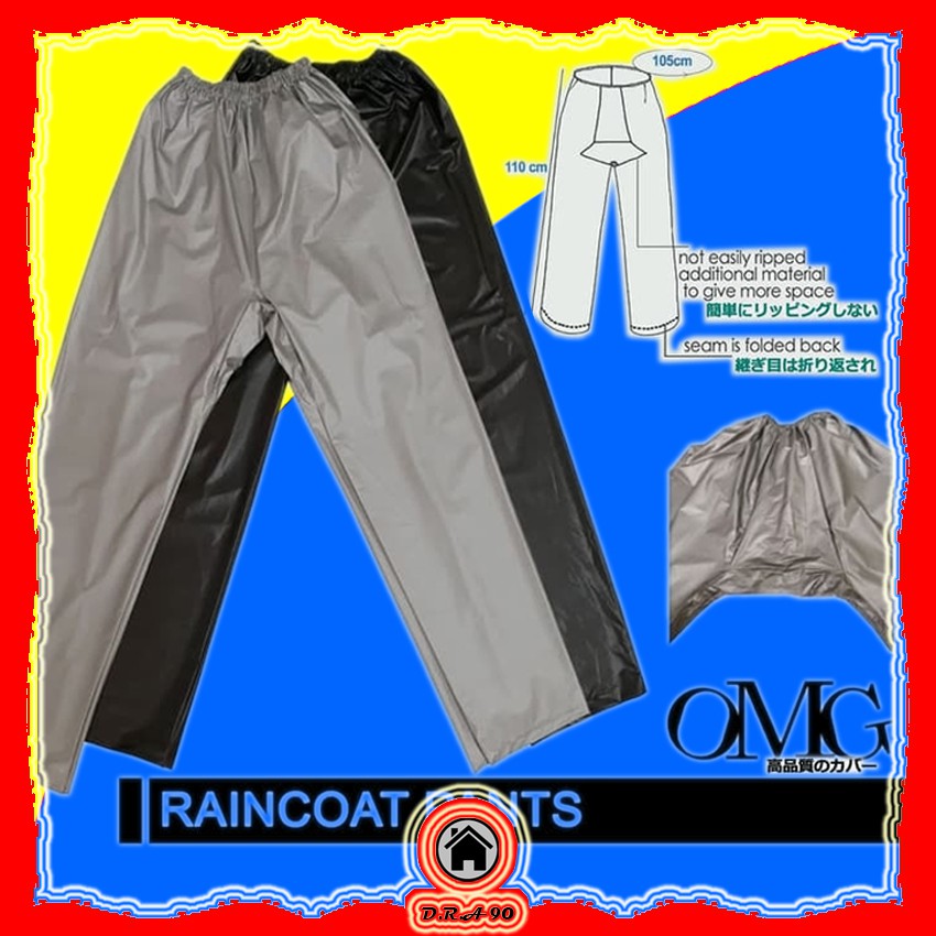 Celana Jas Hujan / Jas Hujan Dewasa /Jas Hujan Celana / Setelan Jas Hujan / Jas Hujan