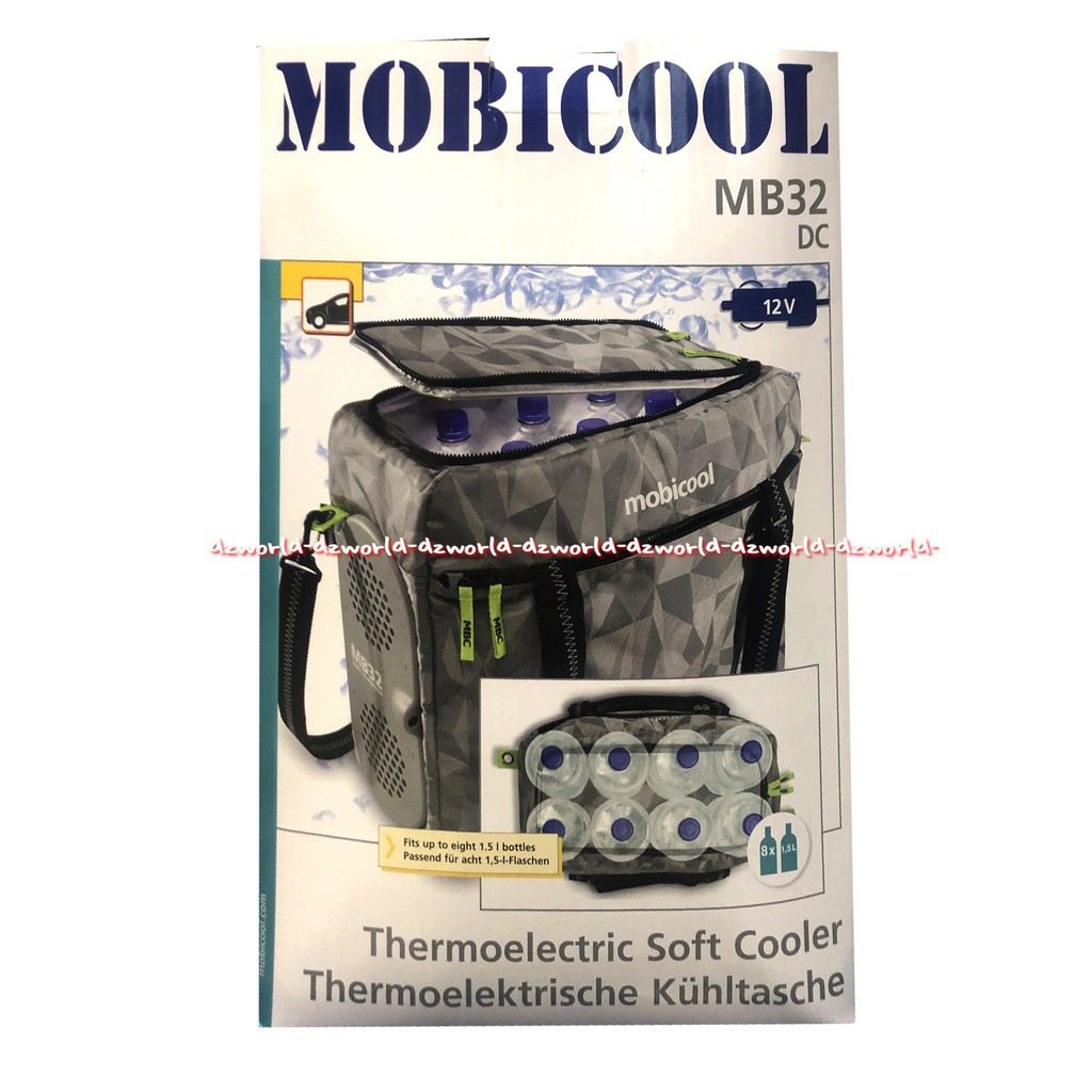 Mobicool MB32 DC Thermo Electric 32L Soft Cooler Kulkas Mobil Pendingin Dengan Tas Mobil MB32DC