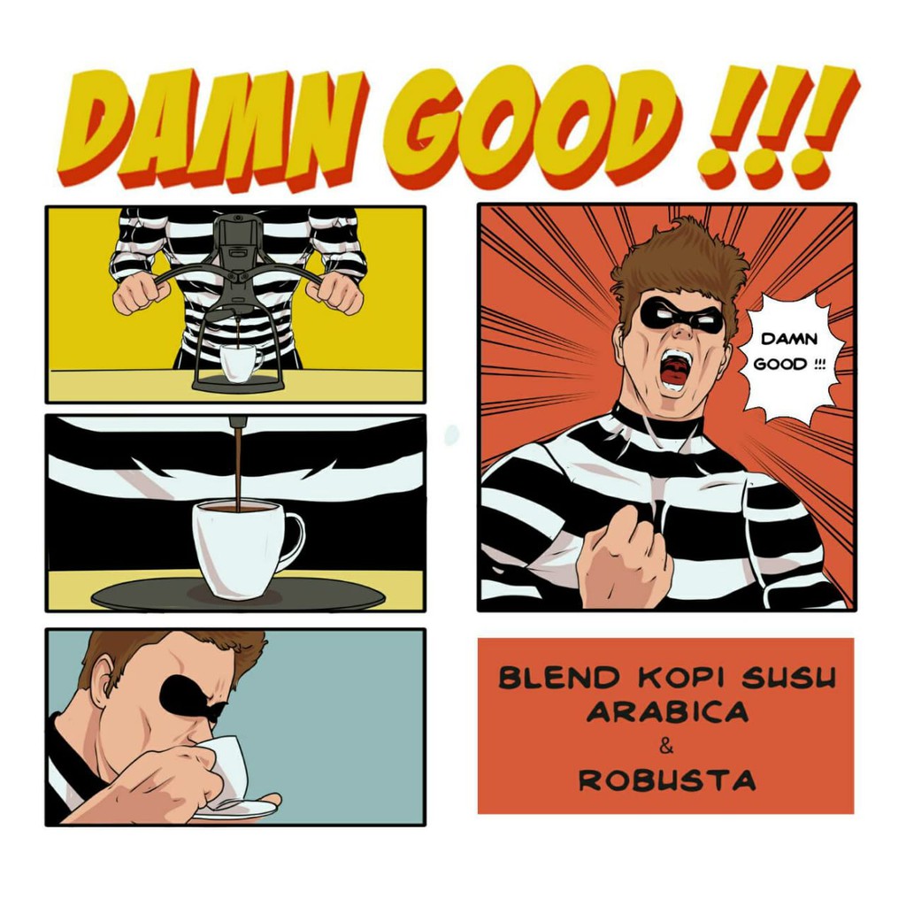 

Damn Good kopi susu blend murah espresso blend 70 robusta 30 arabika