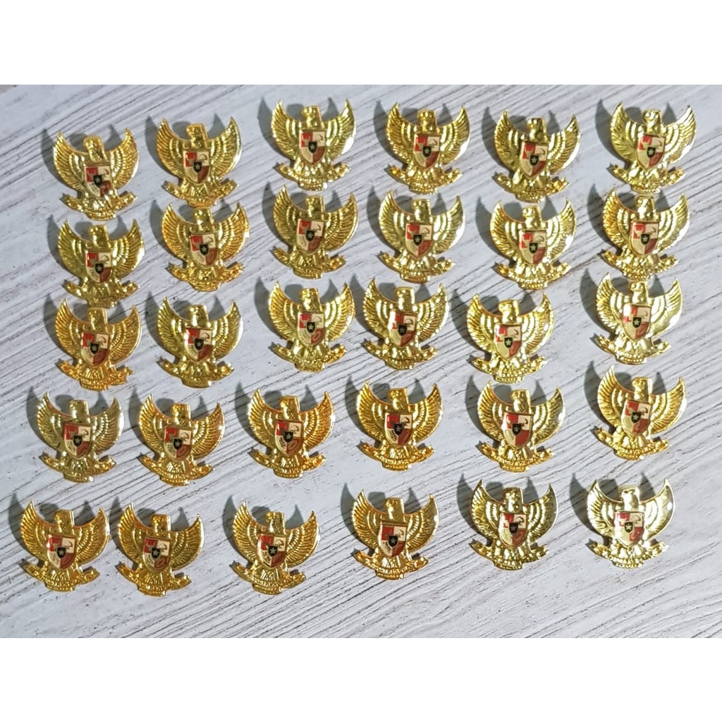 Pin garuda Satuan/  bros garuda / pin peniti / pin pancasila / pin peci paskibra / bros garuda
