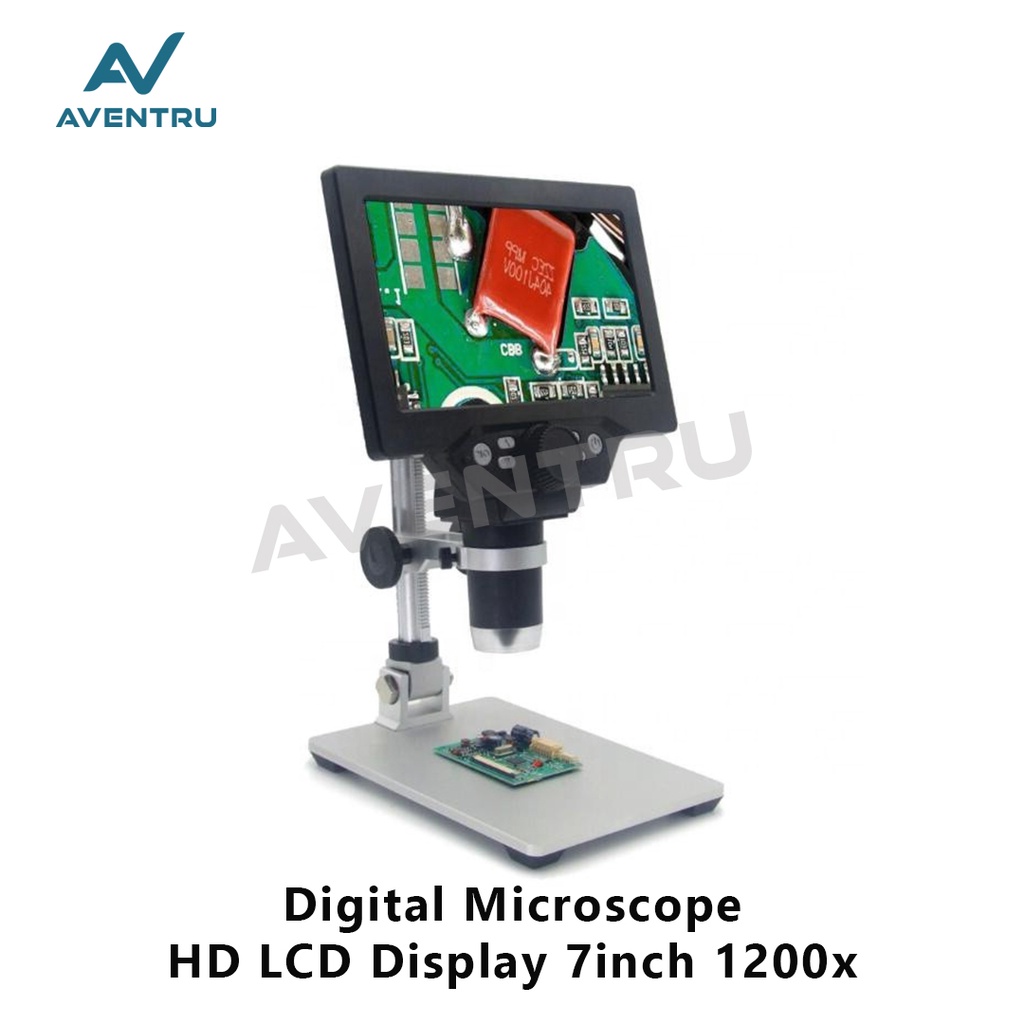 Digital Microscope 7 inch HD LCD display electron microscope 1200X