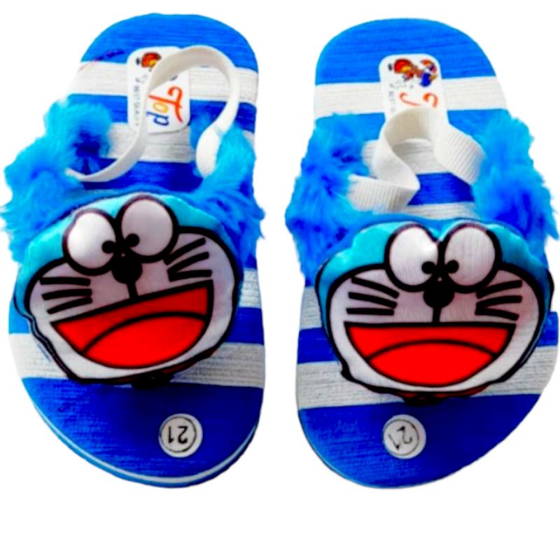 Sandal Baby kids Boneka Doraemon