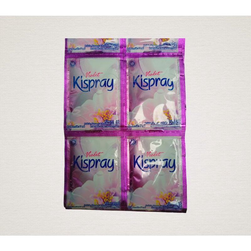 kispray sachet- kispray refill, sachet - violet 7 ml 1 sachet isi 12