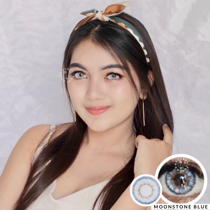 moonstone blue softlens wedding wisuda original korea