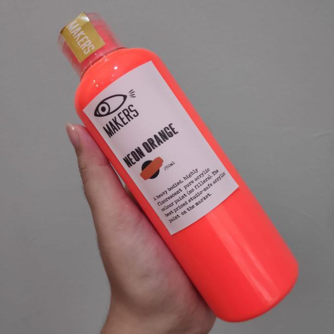 

Terbaru! Orange Saga Acrylic Paint Special Color 250Ml Kain Dan Pouring Murah